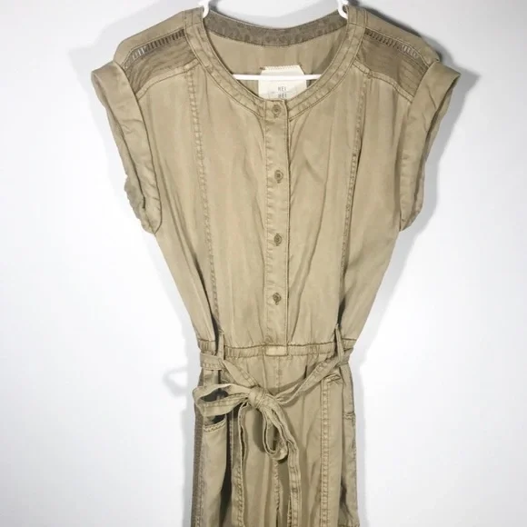 $75 Hei Hei dusty olive jumpsuit XXS Anthropologie - Picture 3 of 8